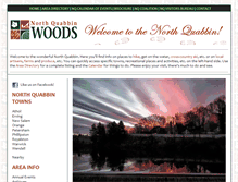 Tablet Screenshot of northquabbinwoods.org